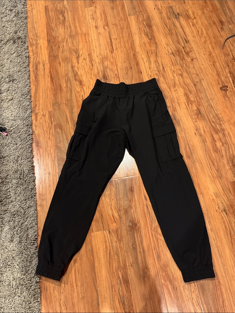 Ladies black track pants size small
